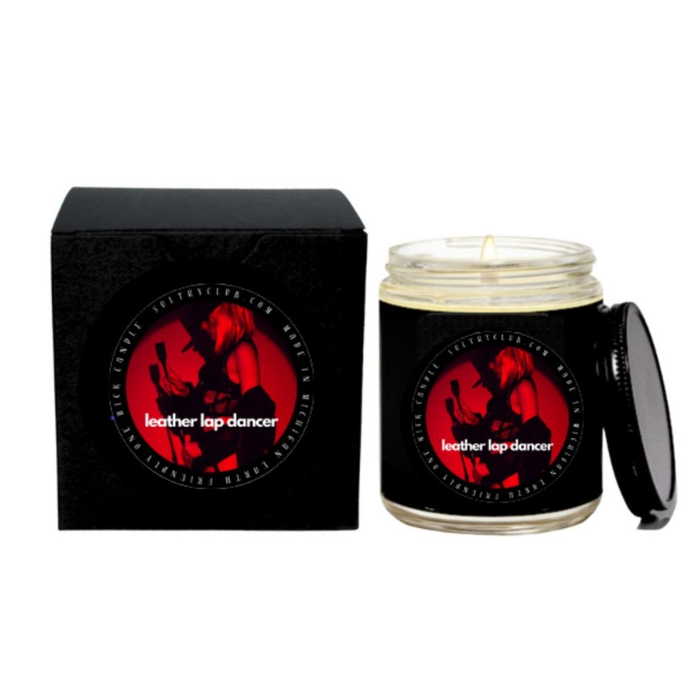 Leather Lap Dancer Single Wick Candle